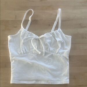 Hollister Women's White Tank Top Size XS
